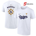 Los Angeles Dodgers Filipino heritage night Mabuhay logo shirt