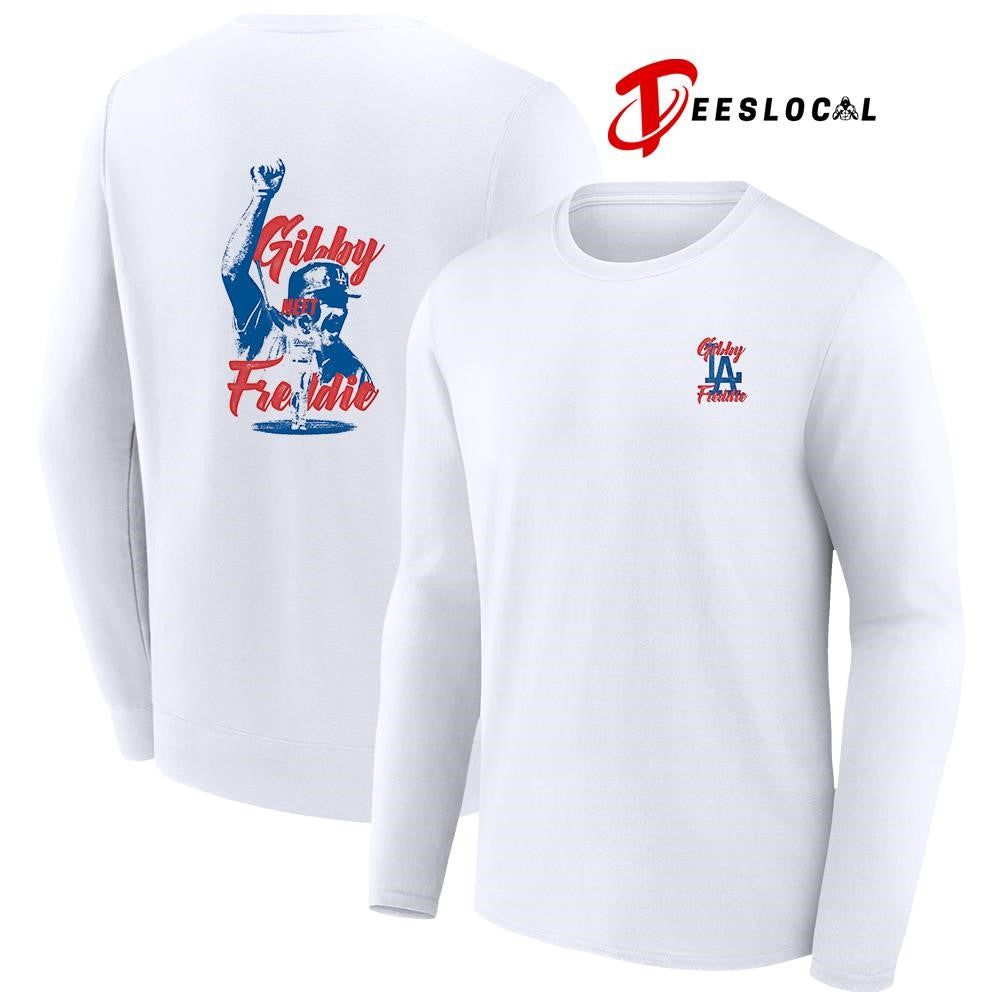Los Angeles Dodgers Gibby meet Freddie graphic shirt