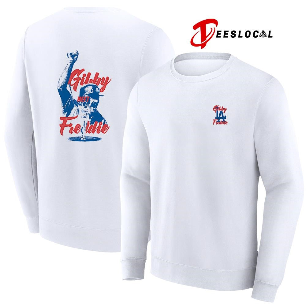 Los Angeles Dodgers Gibby meet Freddie graphic shirt