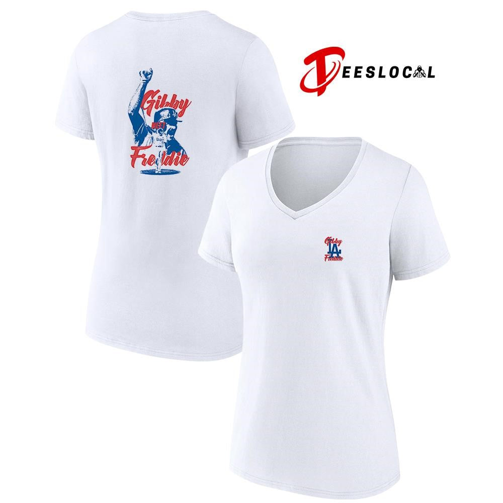 Los Angeles Dodgers Gibby meet Freddie graphic shirt