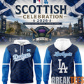 Los Angeles Dodgers Scottish Celebration 2026 Hoodie