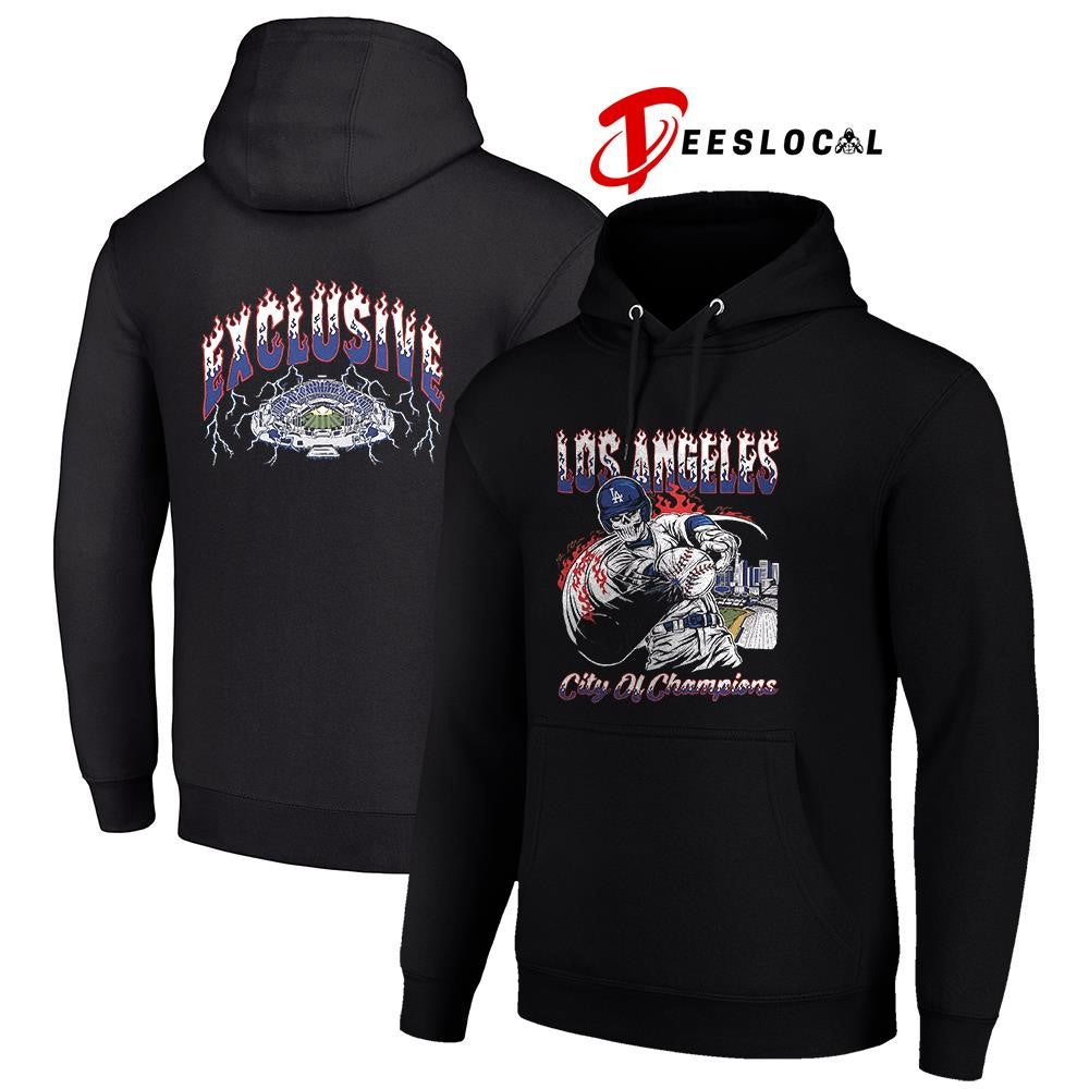 Los Angeles Dodgers city of champions exclusive skeleton stadium shirt