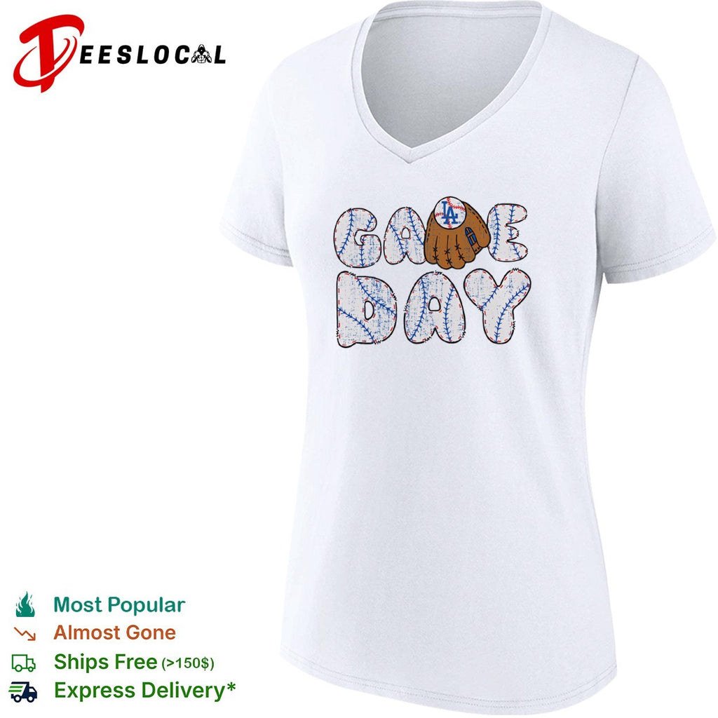 Los Angeles Dodgers game day baseball shirt