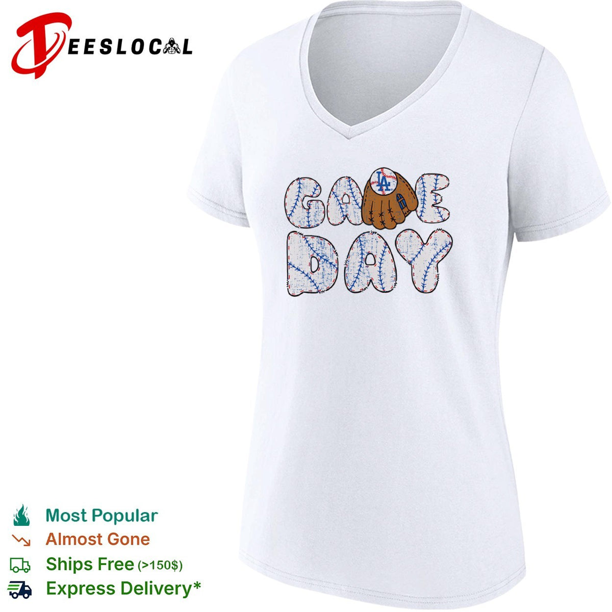 Los Angeles Dodgers game day baseball shirt