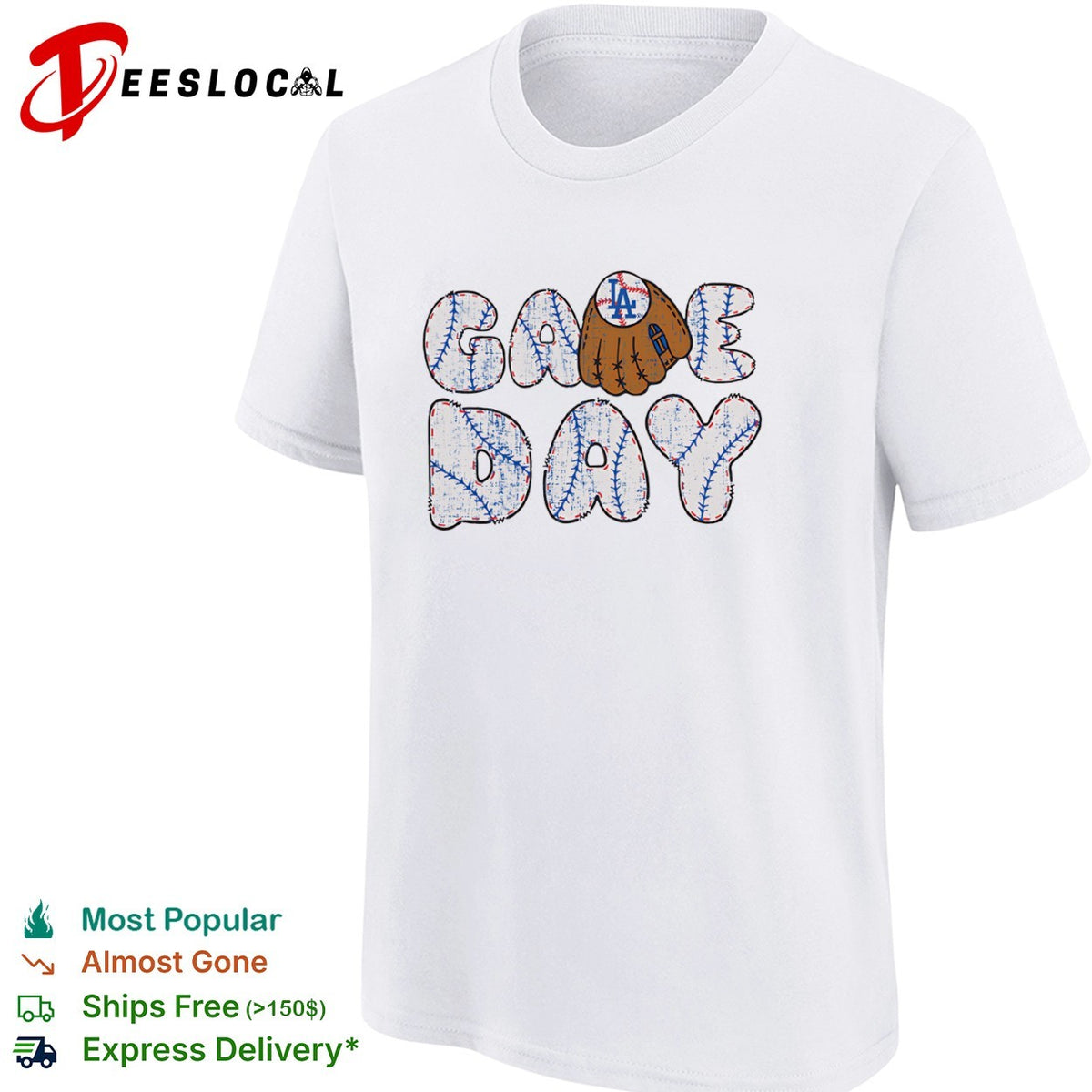 Los Angeles Dodgers game day baseball shirt