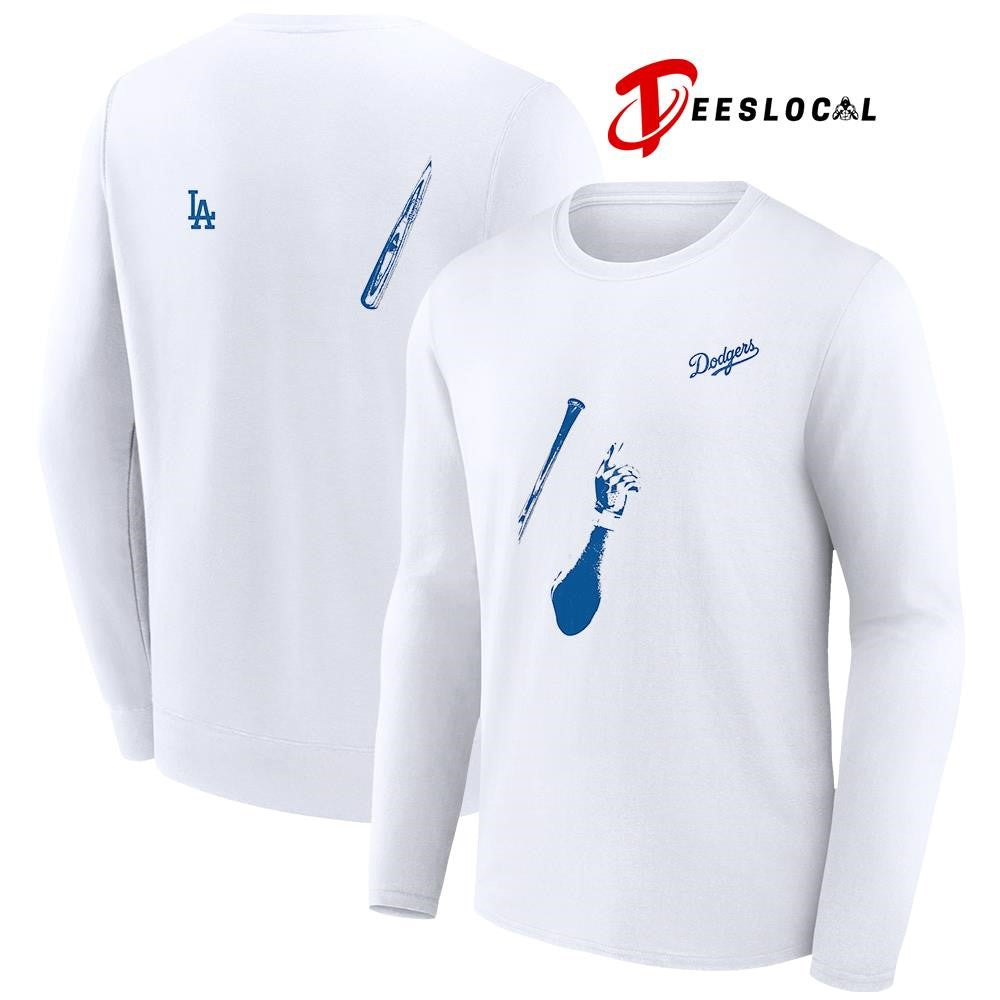 Los Angeles Dodgers hand sign baseball graphic shirt