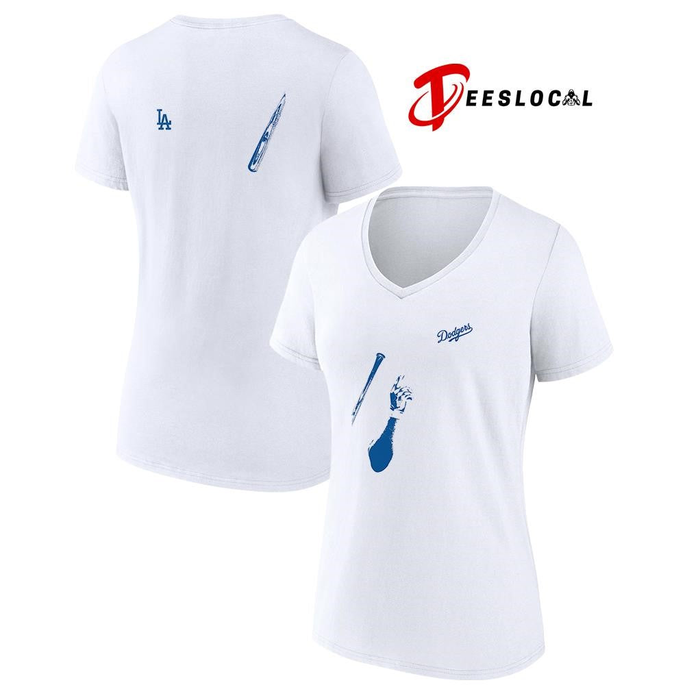 Los Angeles Dodgers hand sign baseball graphic shirt