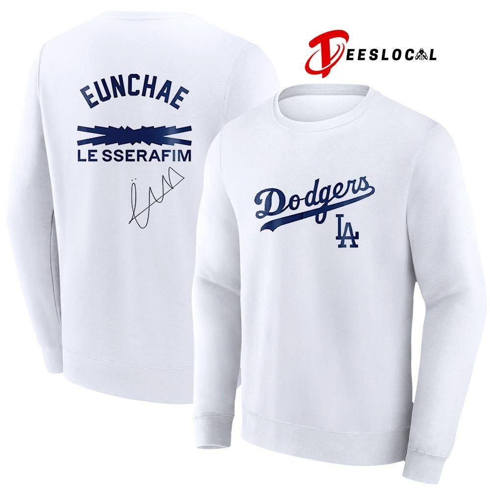 Los Angeles Dodgers x Le Sserafim Eunchae signature graphic shirt