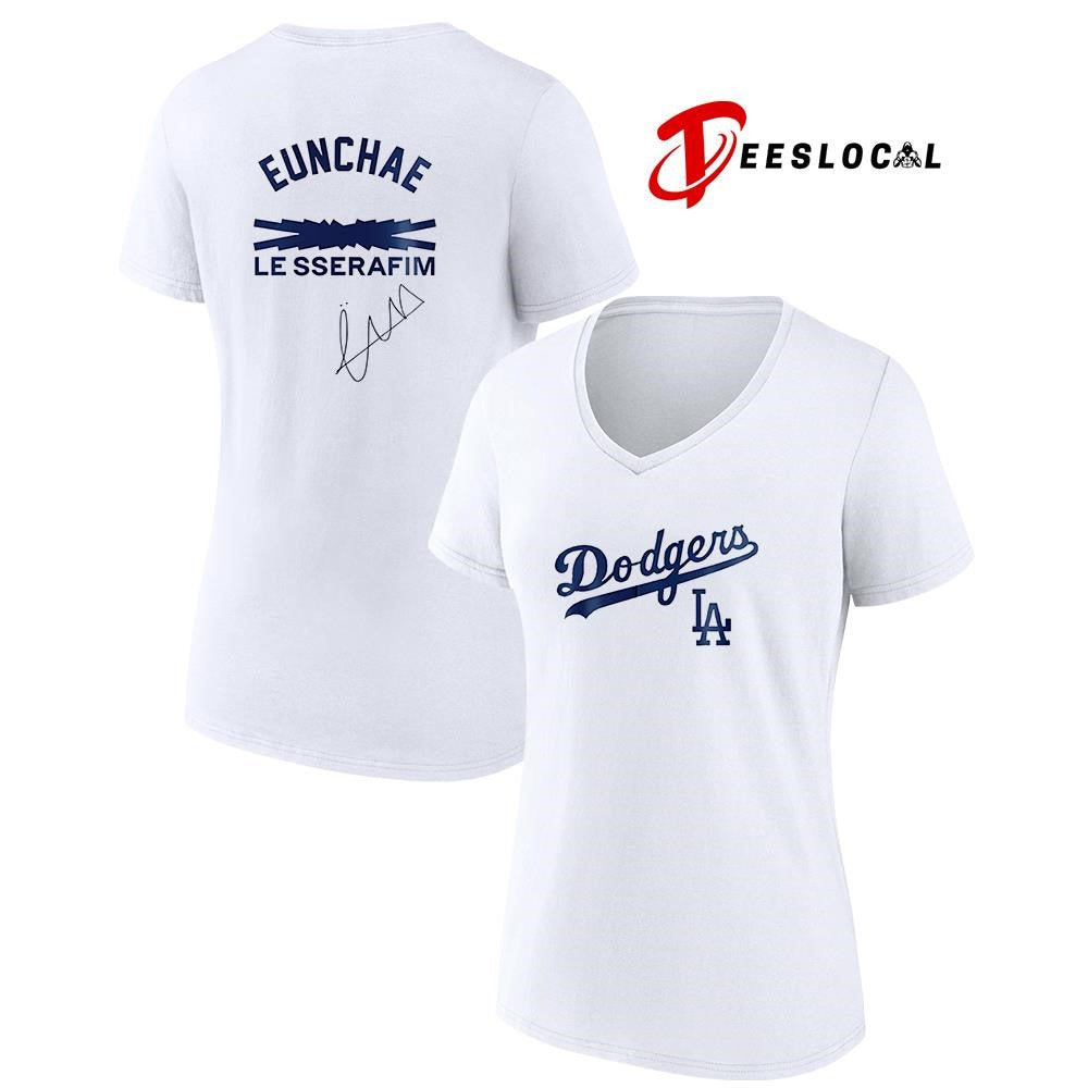 Los Angeles Dodgers x Le Sserafim Eunchae signature graphic shirt
