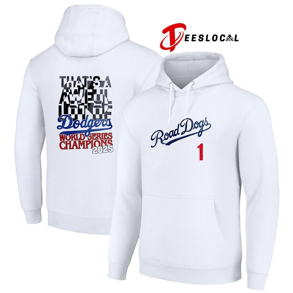 Los Angeles Dodgers x The Jonas Brothers road dogs signatures shirt