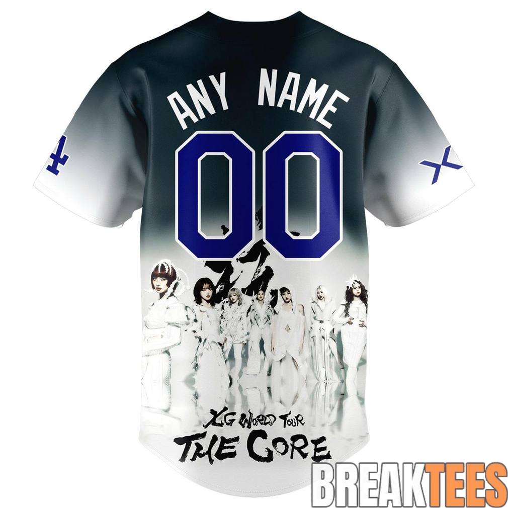 Los Angeles Dodgers x XG The Core Custom Baseball Jersey