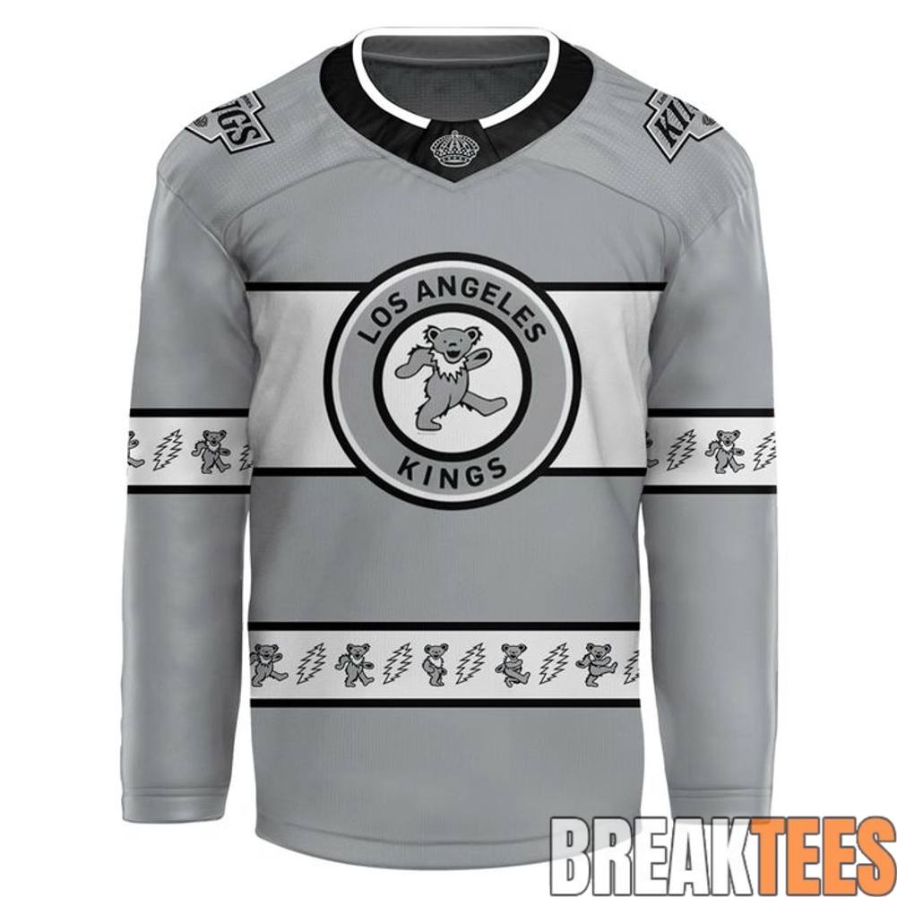 Los Angeles Kings x Grateful Dead Night 2026 Custom Hockey Jersey