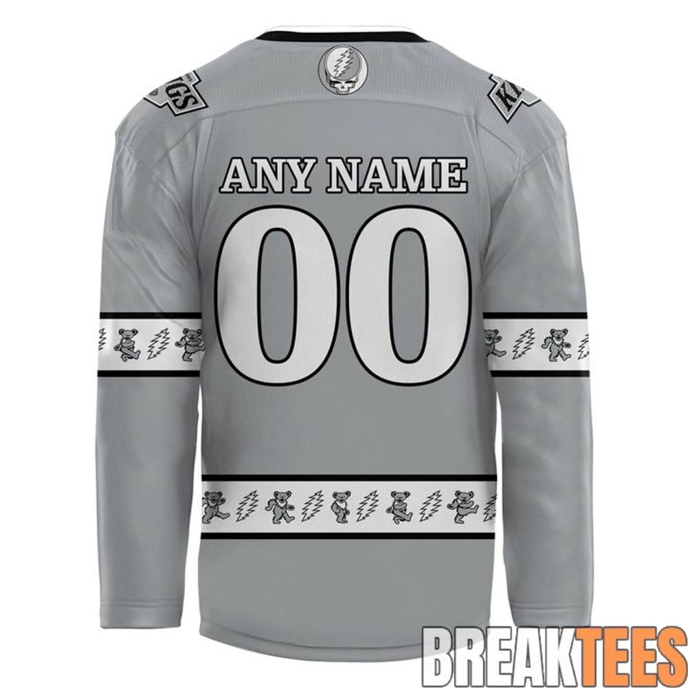 Los Angeles Kings x Grateful Dead Night 2026 Custom Hockey Jersey