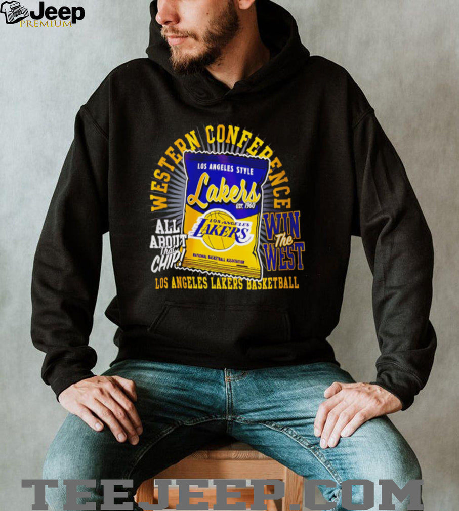 Los Angeles Lakers Western Conference Basketball All About That Chip T Shirt