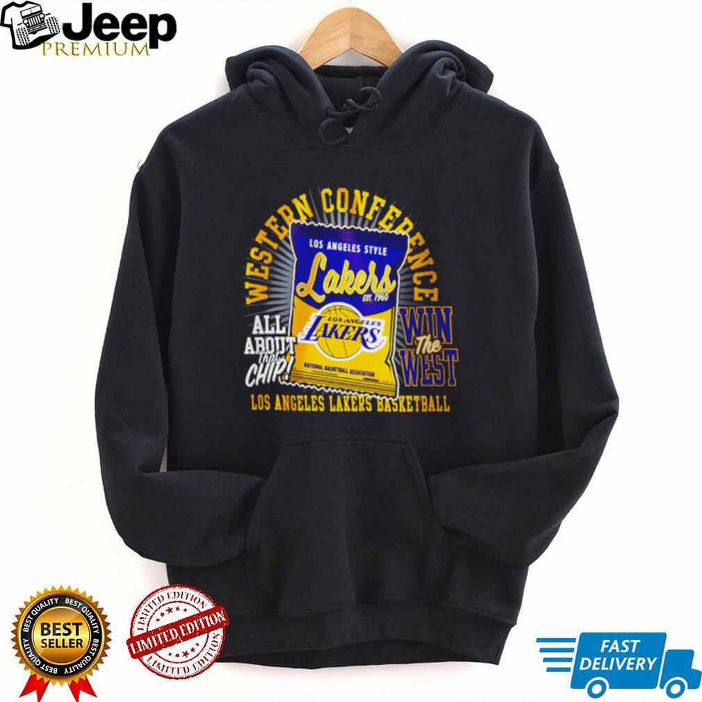 Los Angeles Lakers Western Conference Basketball All About That Chip T Shirt