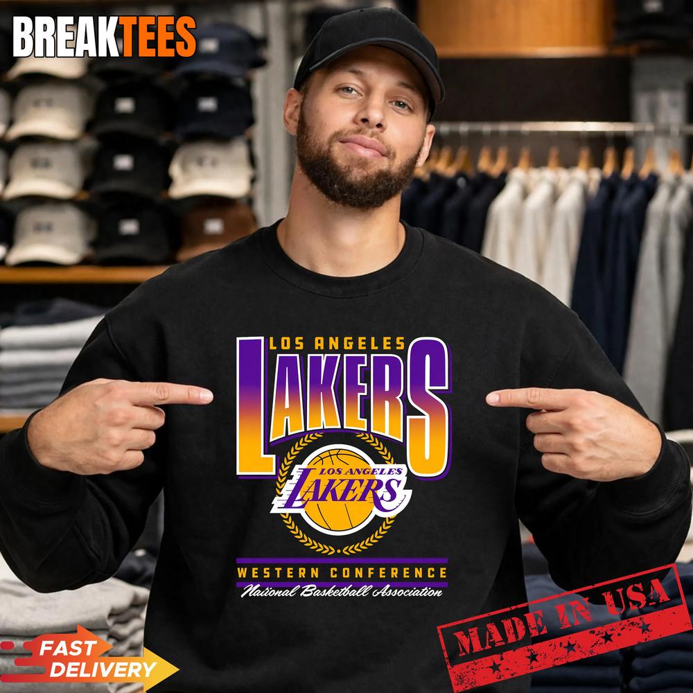 Los Angeles Lakers Western Conference NBA Graphic T-Shirt