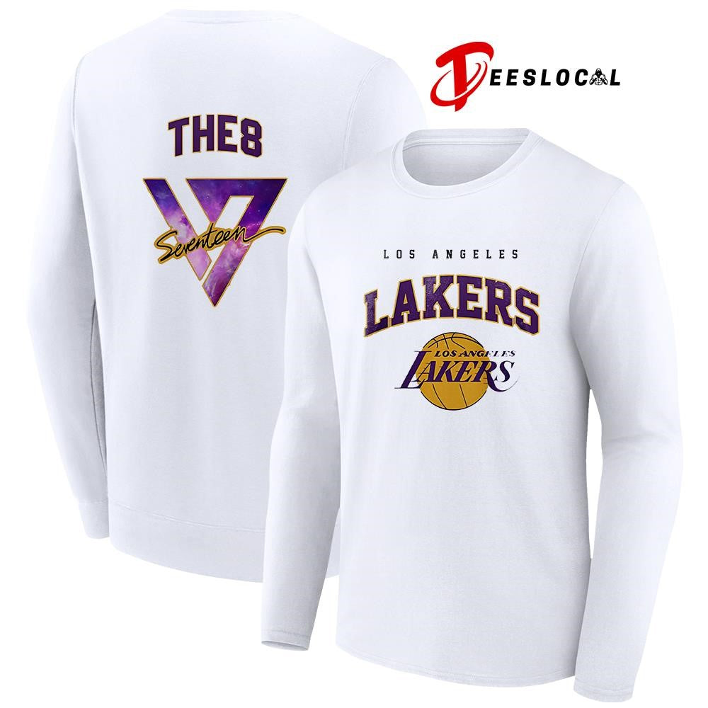 Los Angeles Lakers x Seventeen The 8 world tour shirt