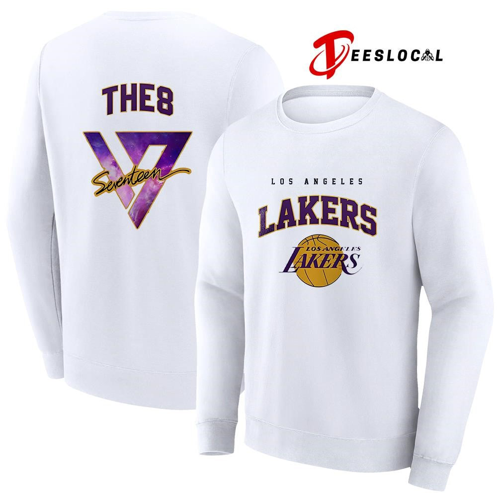 Los Angeles Lakers x Seventeen The 8 world tour shirt