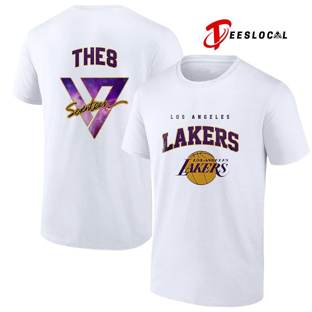 Los Angeles Lakers x Seventeen The 8 world tour shirt
