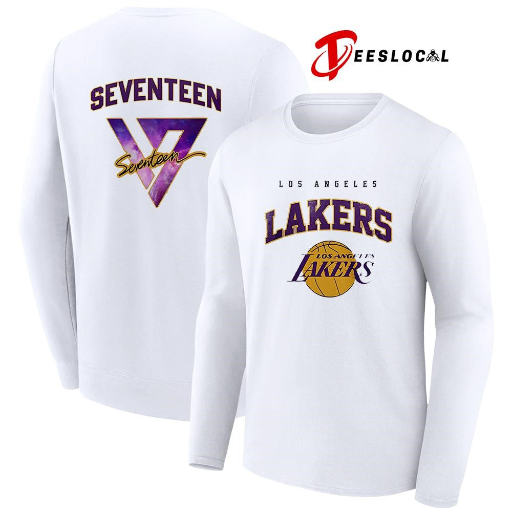 Los Angeles Lakers x Seventeen world tour shirt