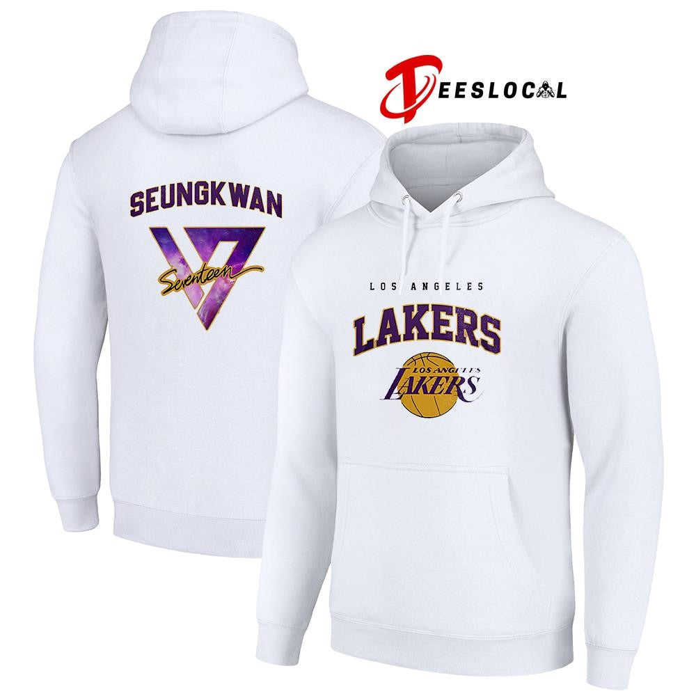 Los Angeles Lakers x Seventeen world tour Seungkwan shirt