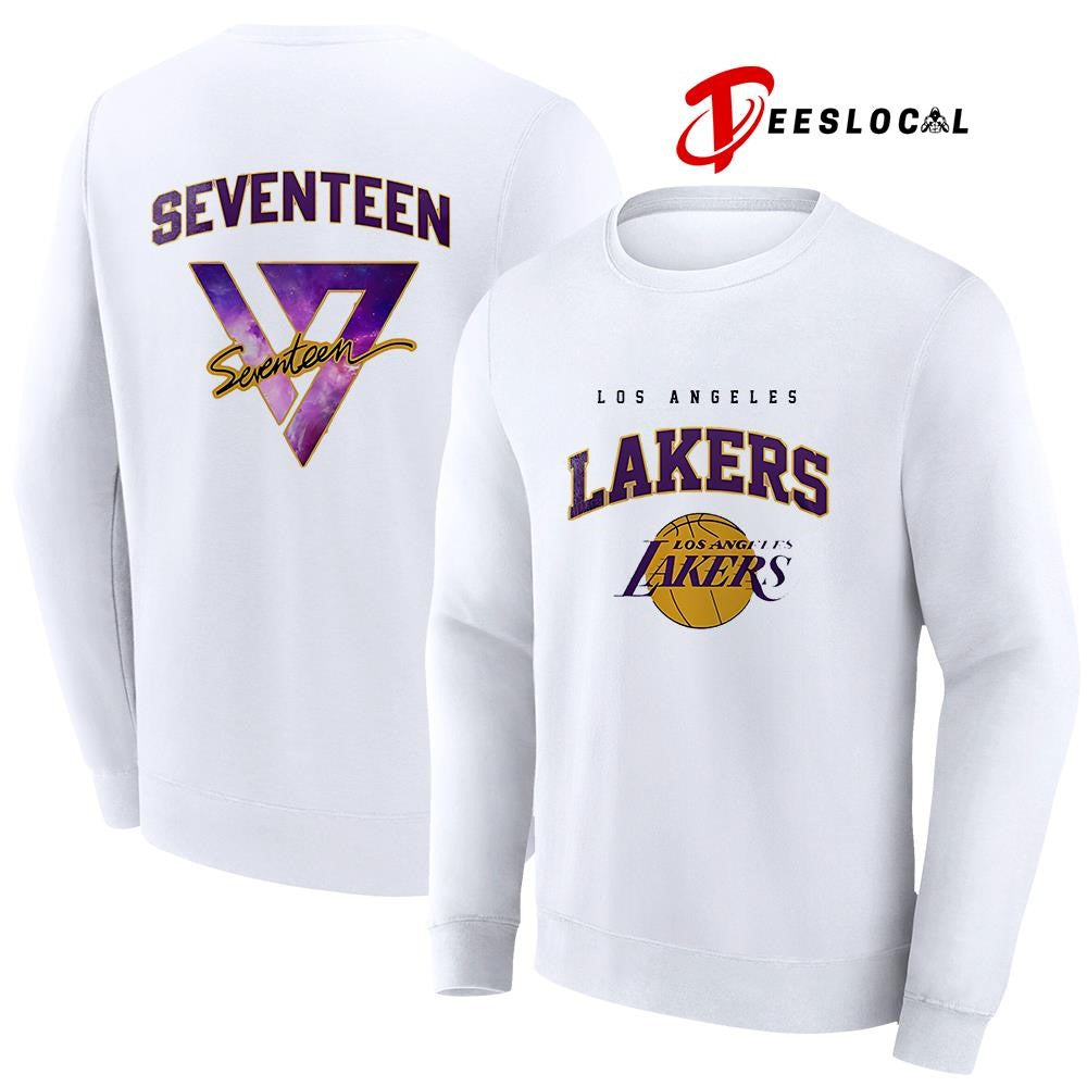 Los Angeles Lakers x Seventeen world tour shirt