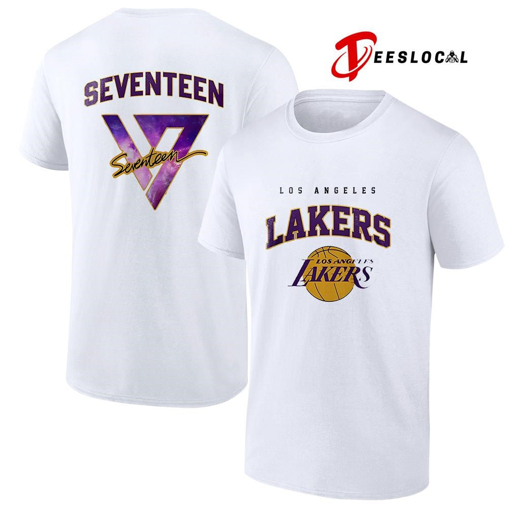 Los Angeles Lakers x Seventeen world tour shirt