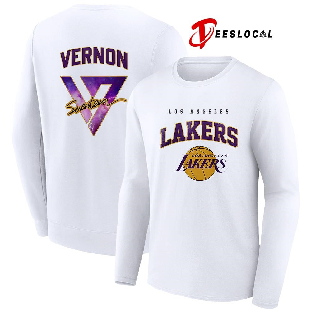 Los Angeles Lakers x Seventeen world tour Vernon shirt