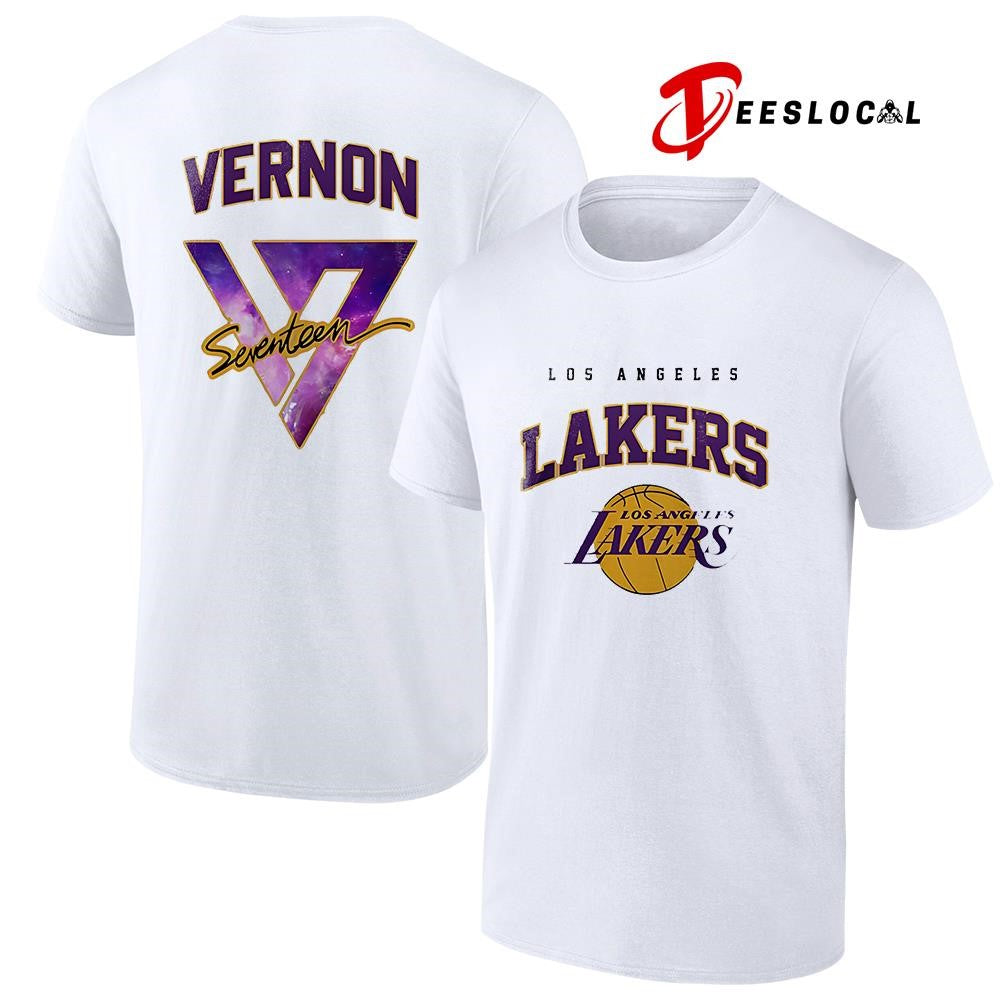 Los Angeles Lakers x Seventeen world tour Vernon shirt