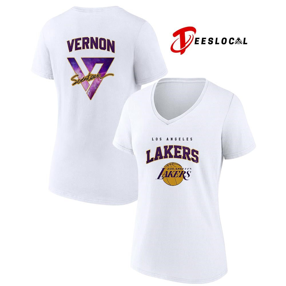 Los Angeles Lakers x Seventeen world tour Vernon shirt