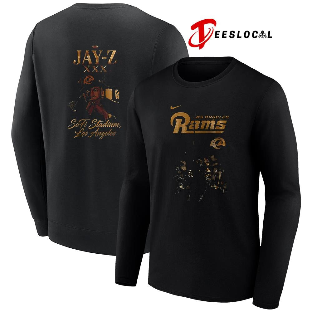 Los Angeles Ram x JAY Z XXX Sofi stadium graphic shirt