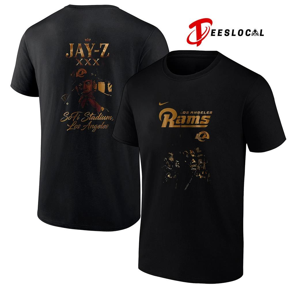 Los Angeles Ram x JAY Z XXX Sofi stadium graphic shirt