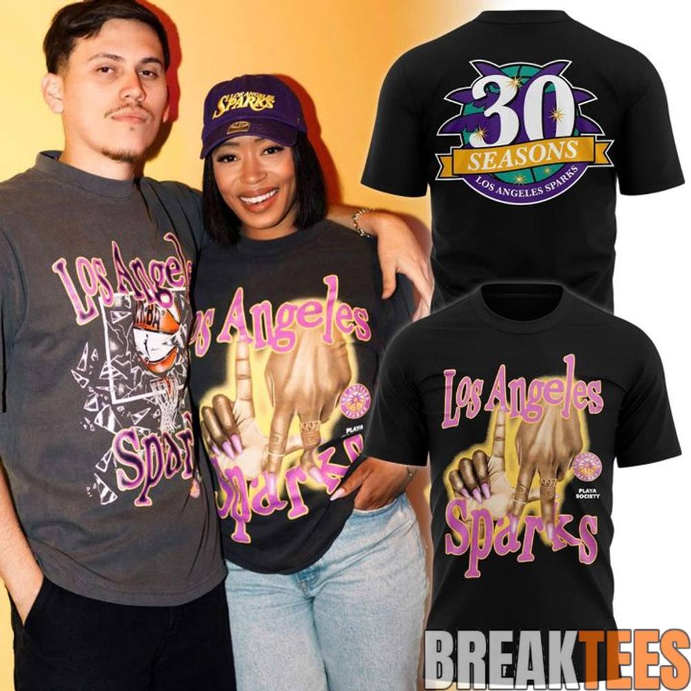 Los Angeles Sparks 2026 New T-Shirt – Black