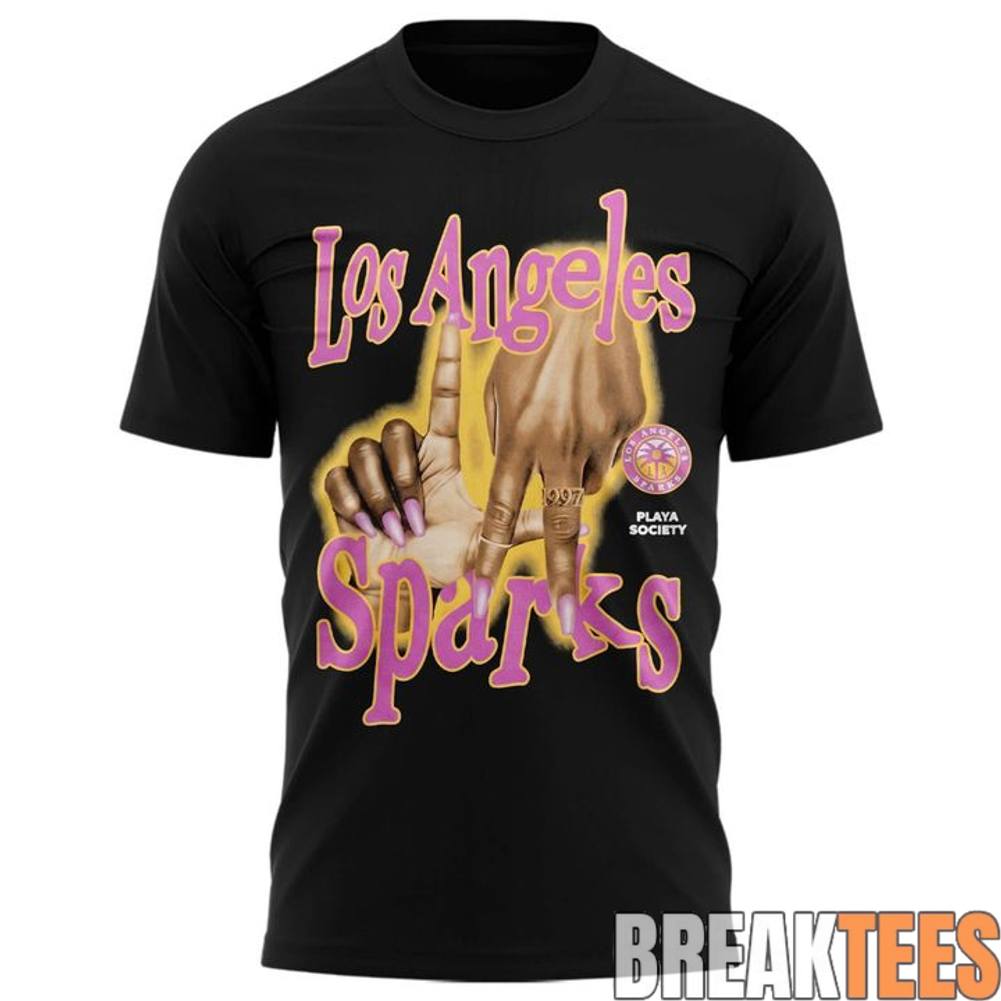 Los Angeles Sparks 2026 New T-Shirt – Black