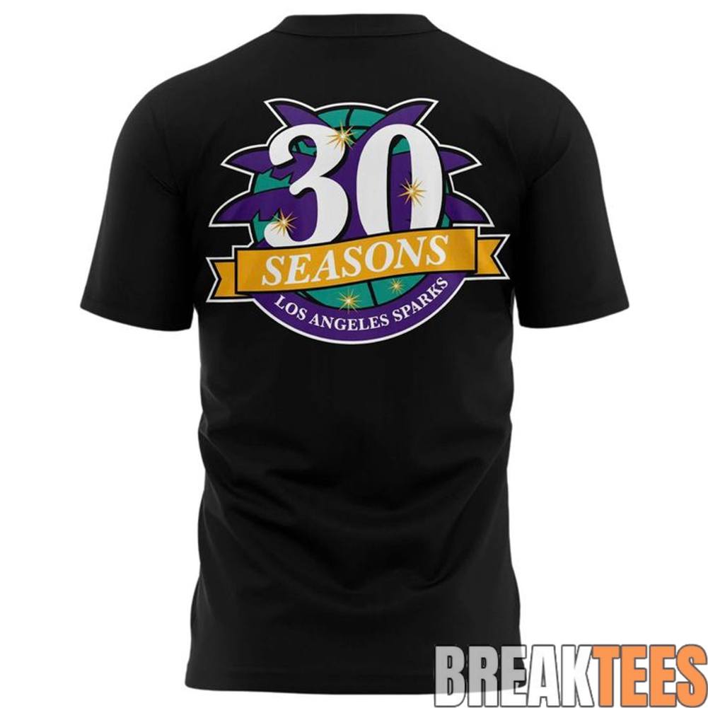 Los Angeles Sparks 2026 New T-Shirt – Black