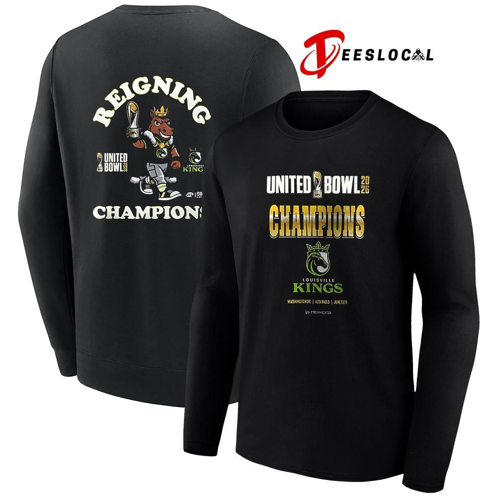Louisville Kings UFL Champions United Bowl mascot shirt