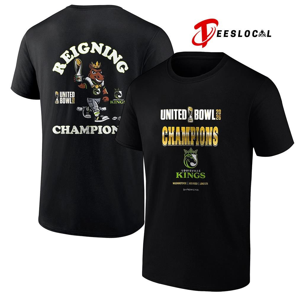 Louisville Kings UFL Champions United Bowl mascot shirt
