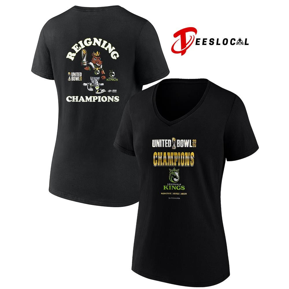 Louisville Kings UFL Champions United Bowl mascot shirt