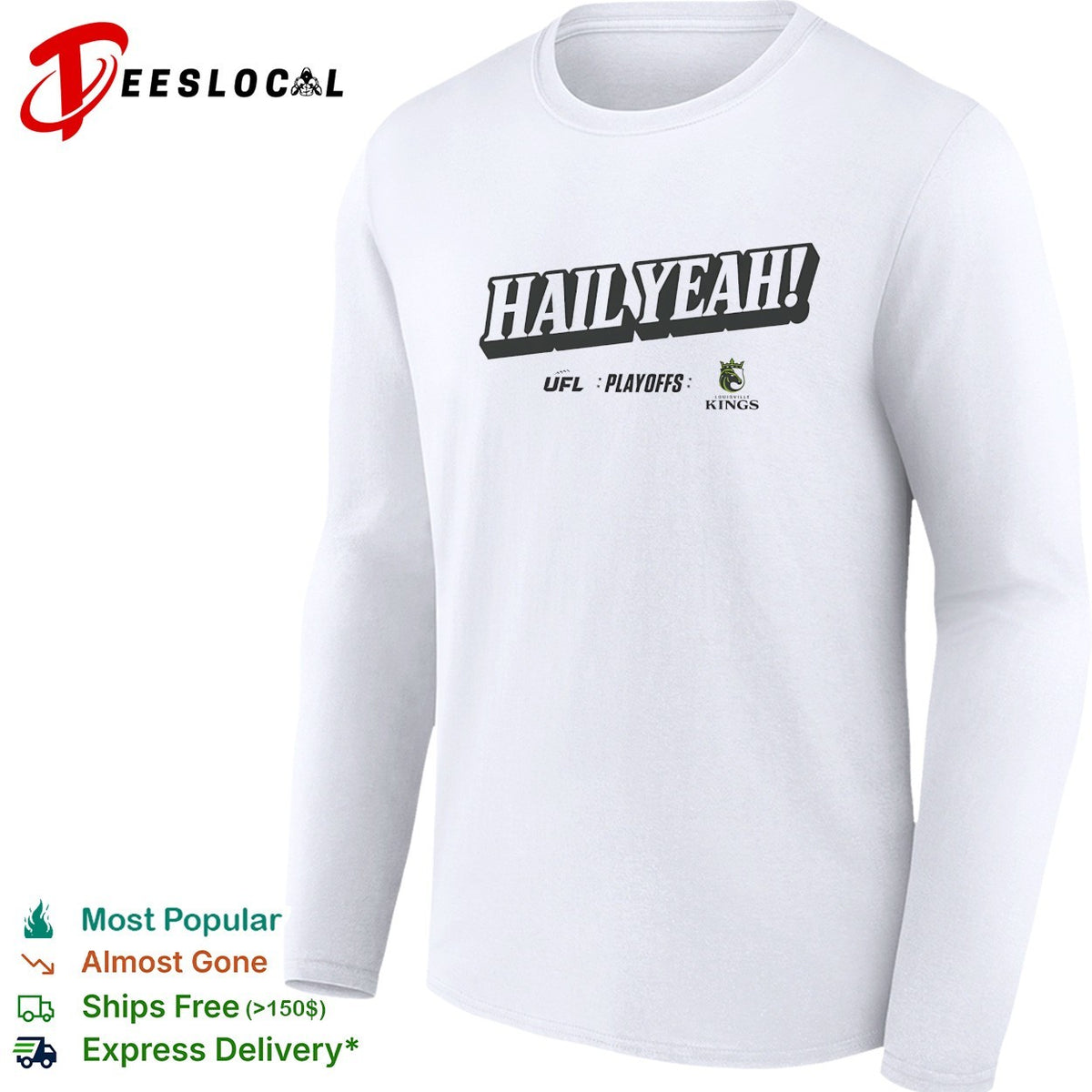 Louisville Kings hail yeah UFL playoffs shirt
