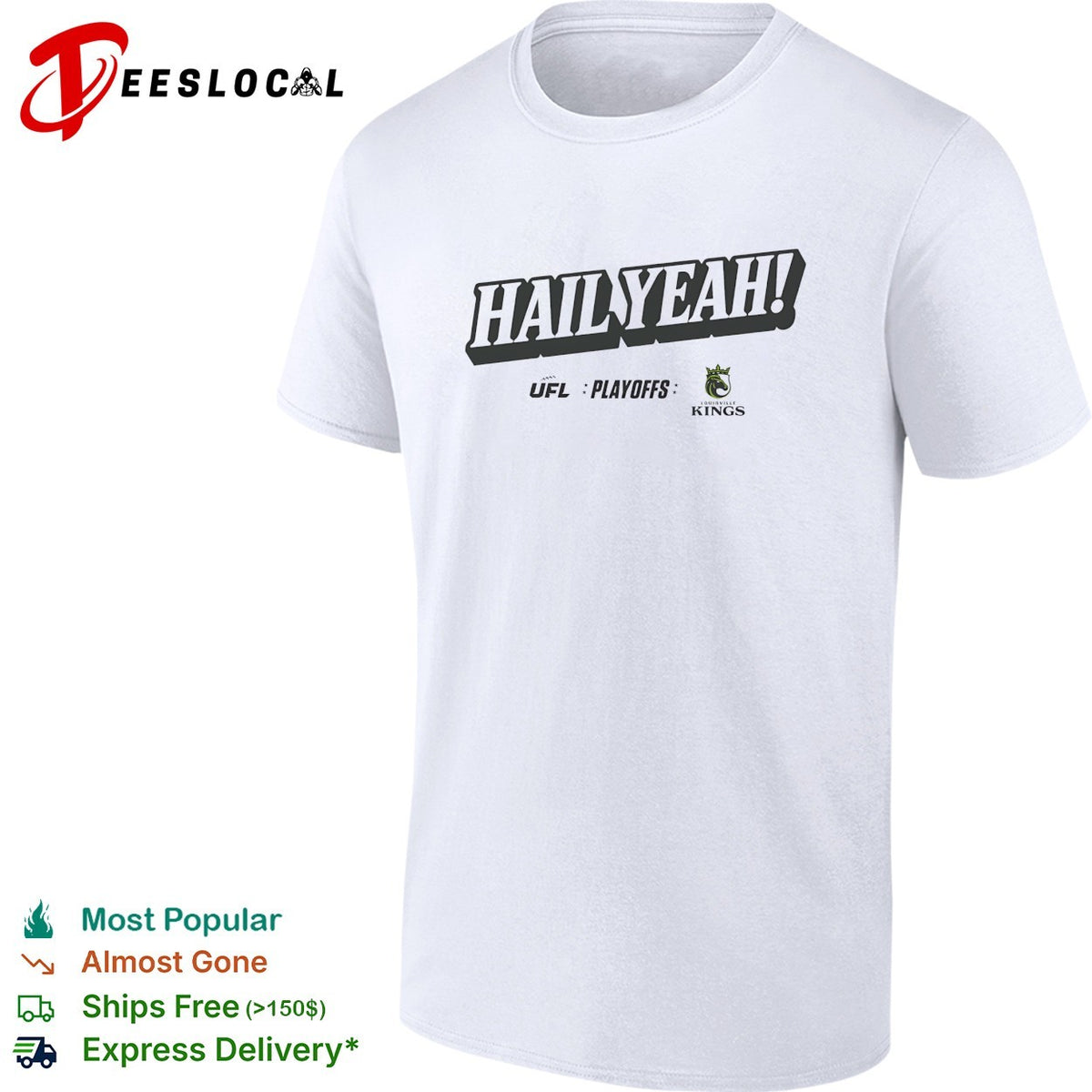 Louisville Kings hail yeah UFL playoffs shirt