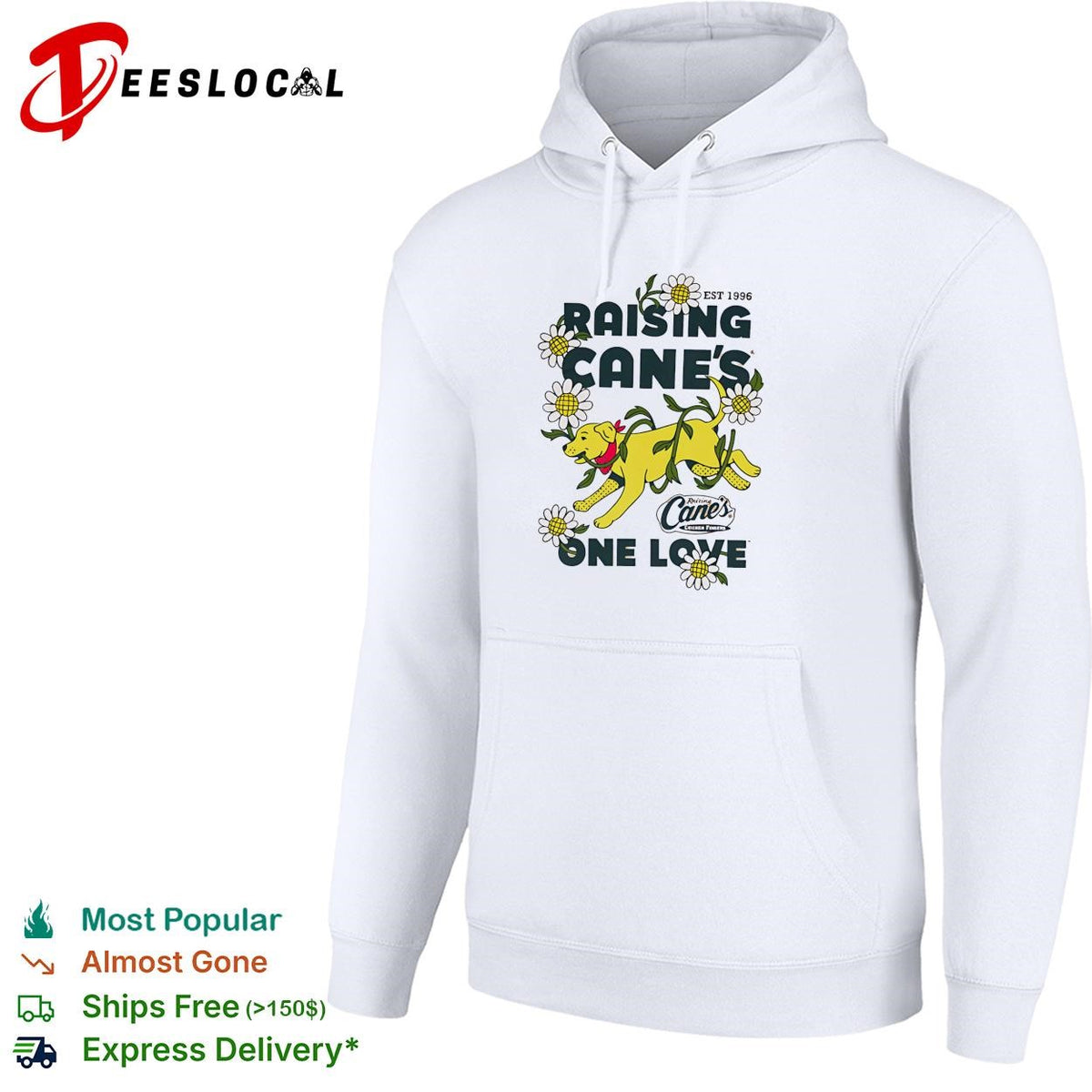 Loyal dog daisies one love vintage badge shirt