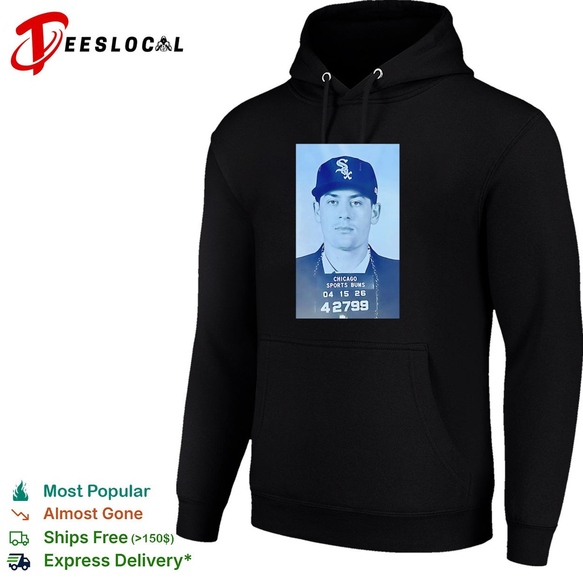 Lucas Giolito Chicago White Sox Mugshot Parody Chicago Sports Bums 04 15 26 42799 shirt
