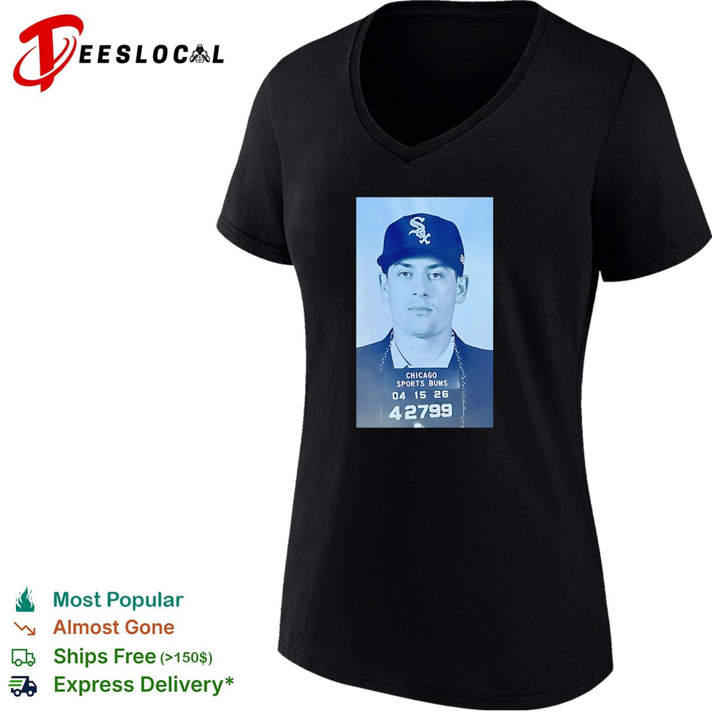 Lucas Giolito Chicago White Sox Mugshot Parody Chicago Sports Bums 04 15 26 42799 shirt