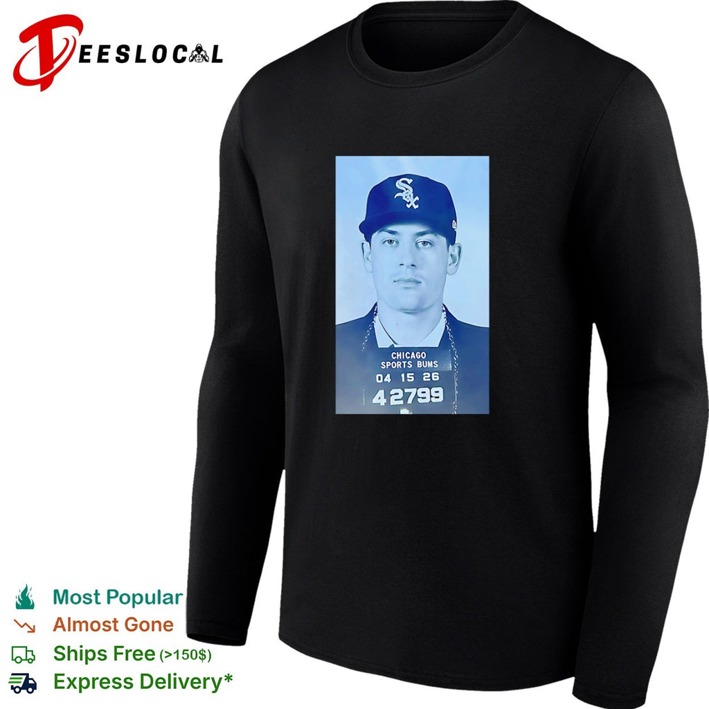 Lucas Giolito Chicago White Sox Mugshot Parody Chicago Sports Bums 04 15 26 42799 shirt