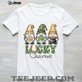 Lucky Charms Gnomes Leopard Print Clover Gold Pot T Shirt