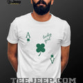 Lucky Girl Ace of Clovers St. Patrick’s Day Gambling T Shirt