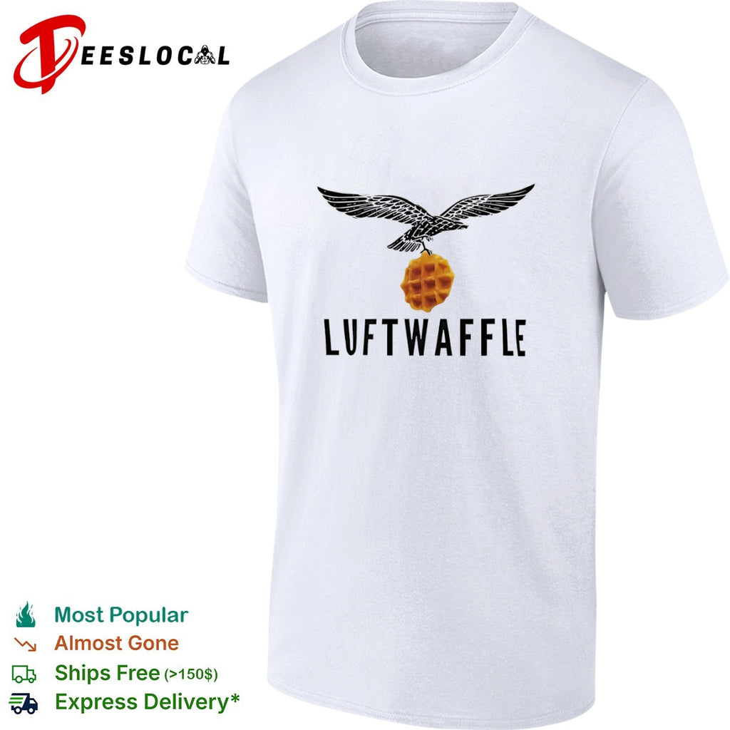 Luftwaffle Eagle Carrying Waffle World War shirt