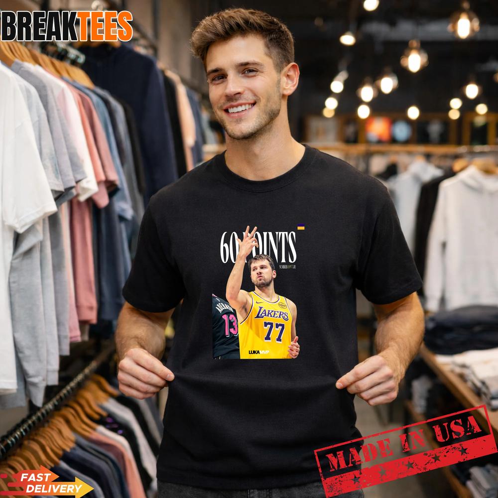 Luka Doncic 60 Points MVP Numbers Don’t Lie T-Shirt