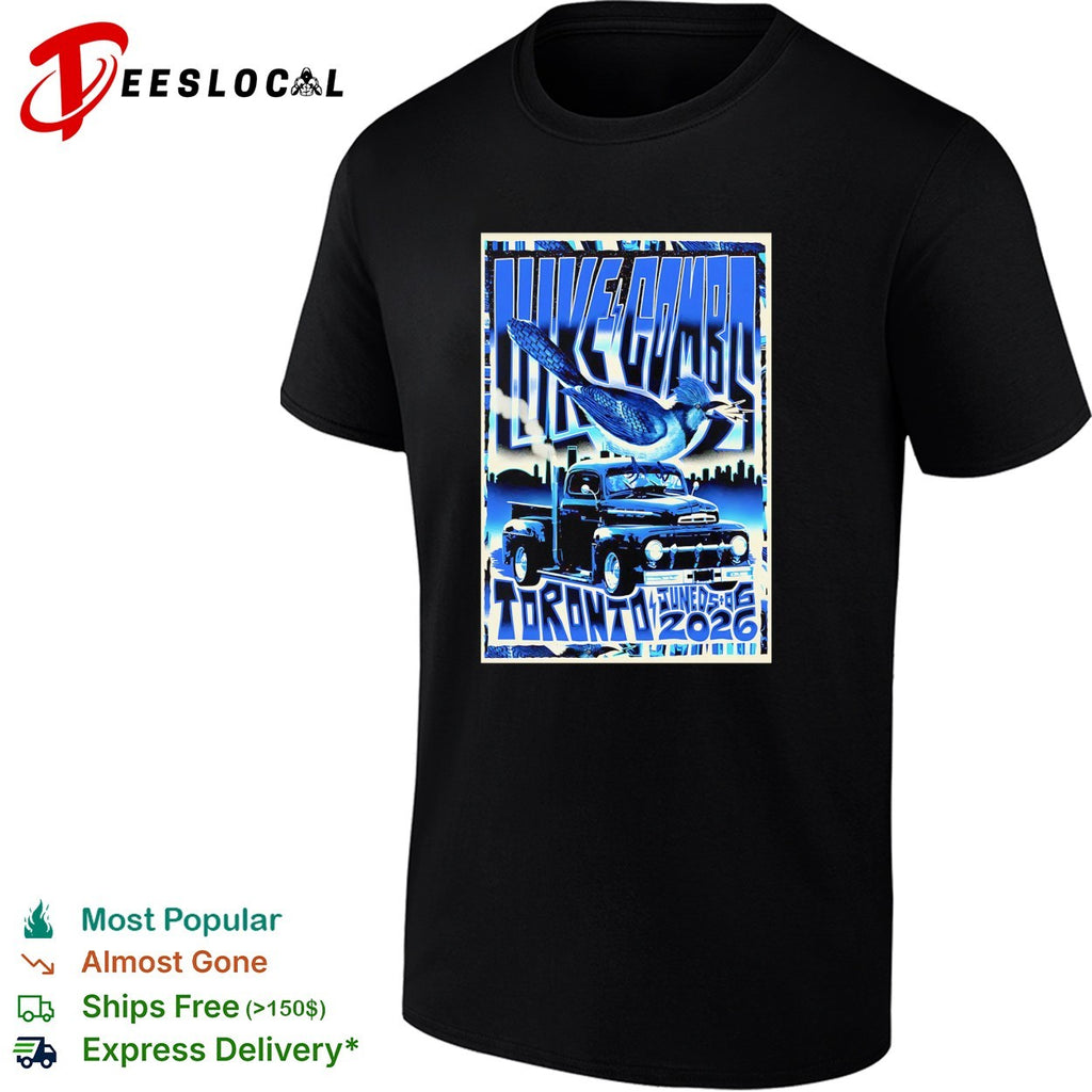 Luke Combs Toronto 2026 Blue Jay Truck Concert Tour Music Artist Event shirt