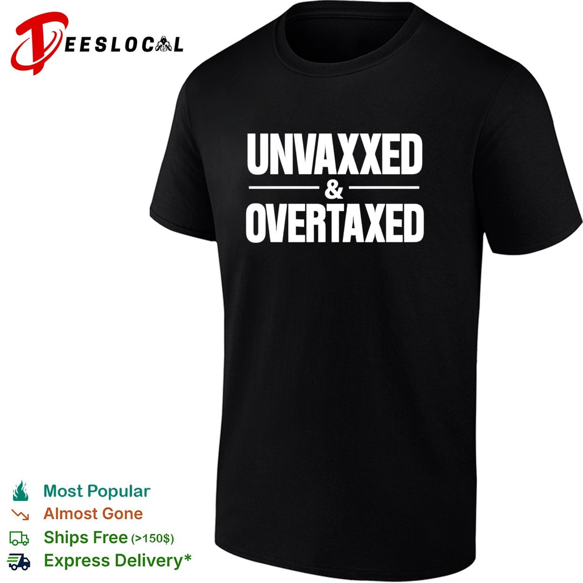 Luke Rudkowski Unvaxxed and Overtaxed shirt